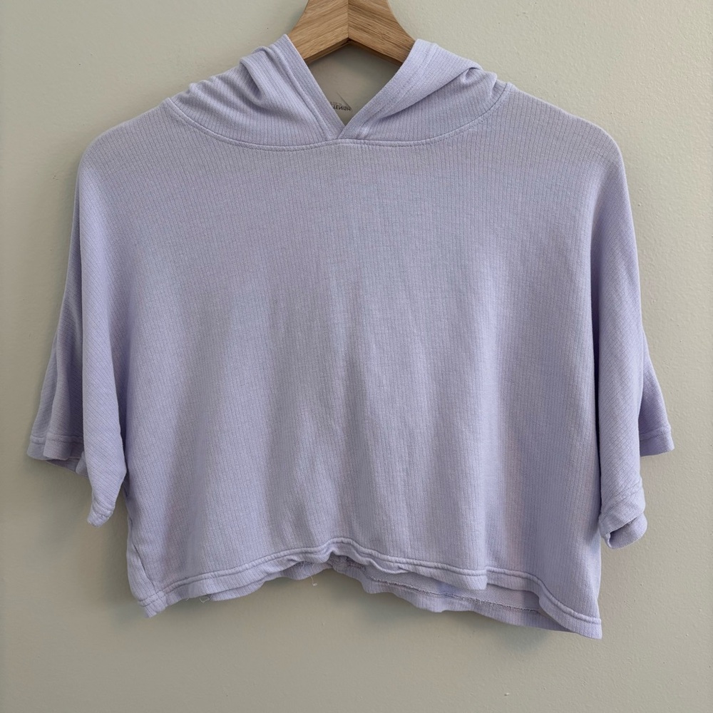 Kittenish Light Purple Hooded top